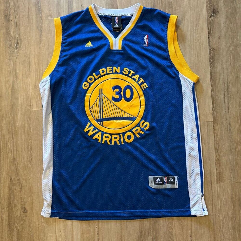 Adidas Stephen Curry Golden State Warriors Swingman Away Jersey Size XXL NBA